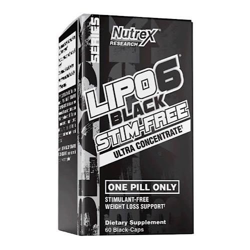 Lipo 6 Black Stim-Free Nutrex, quemador de grasa sin estimulantes