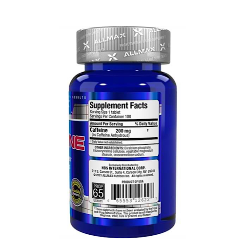 Allmax Caffeine 200Mg