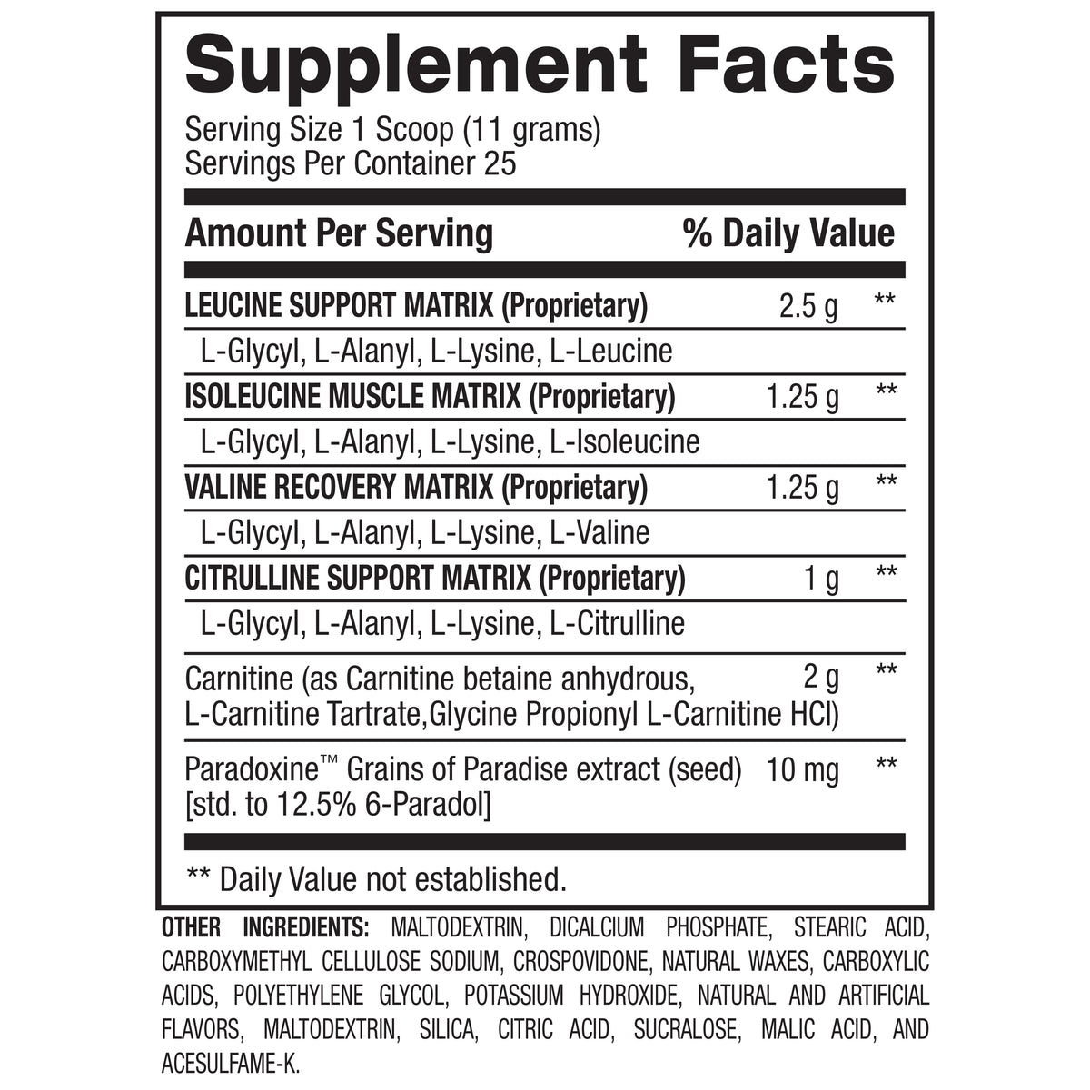 Bpi Sports Best Bcaa Shredded 25 Servs