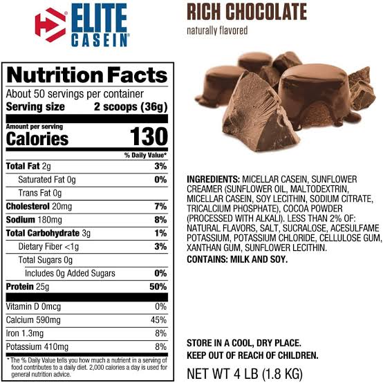 Dymatize Elite Casein 4 Lbs