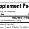 Finaflex Pure Vitamin D3 100 Soft Gels