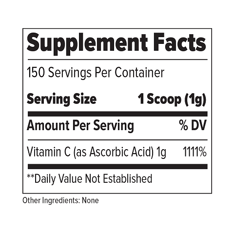 Finaflex Vitamin C, 150 Servs