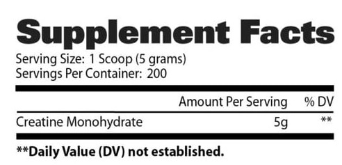 Gat Creatine 1000 Grs