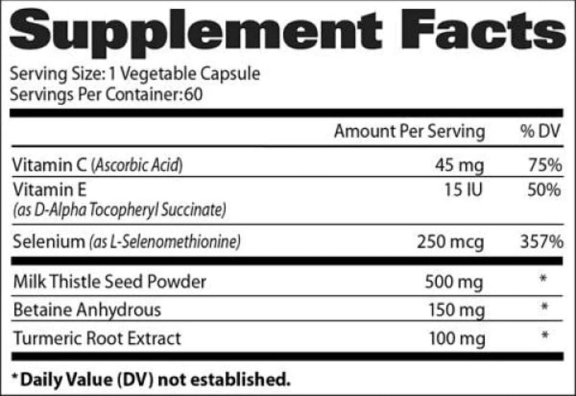 Gat Sport Liver Cleanse 60 Caps