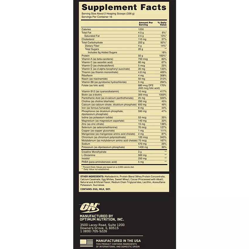 Optimum Serious Mass 12 Lbs