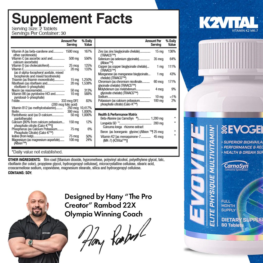 Evogen Evovite 60 Tabs