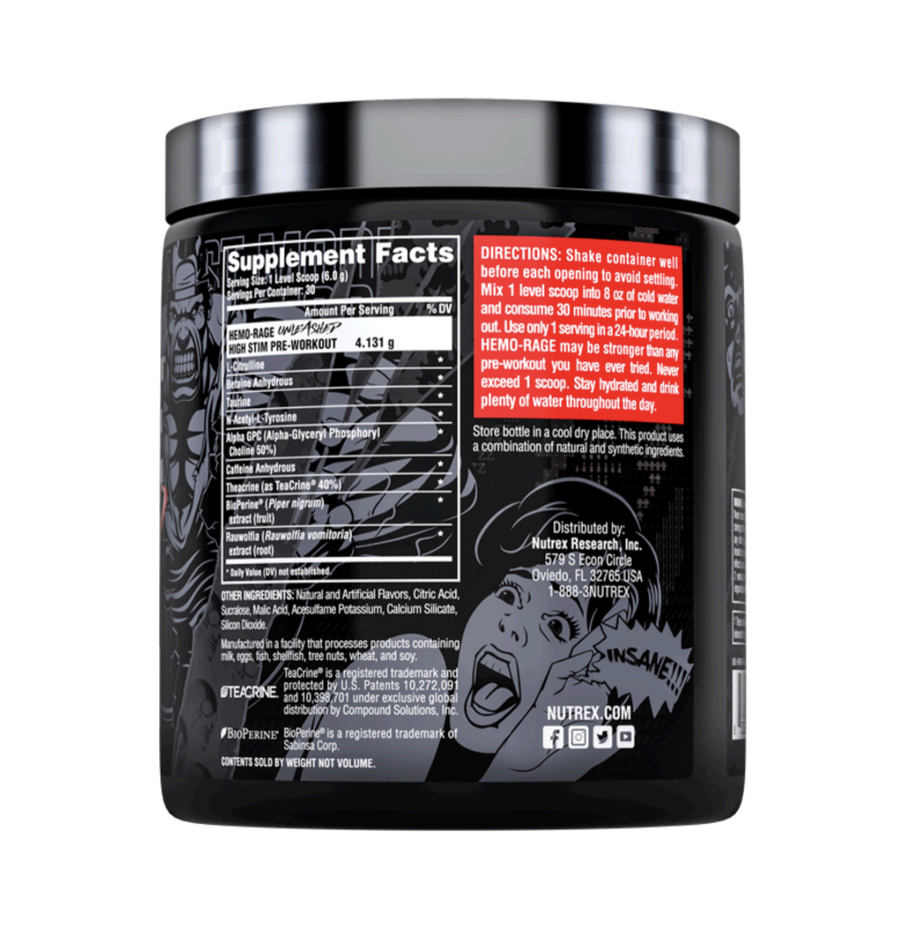 Nuyrex Hemo-Rage Unleashed 30 Servs