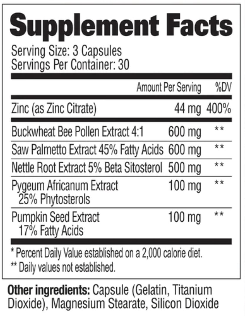 Gat Testrol Prostate 90 Caps