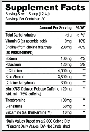 Ryse Bcaa Focus 30 Servs