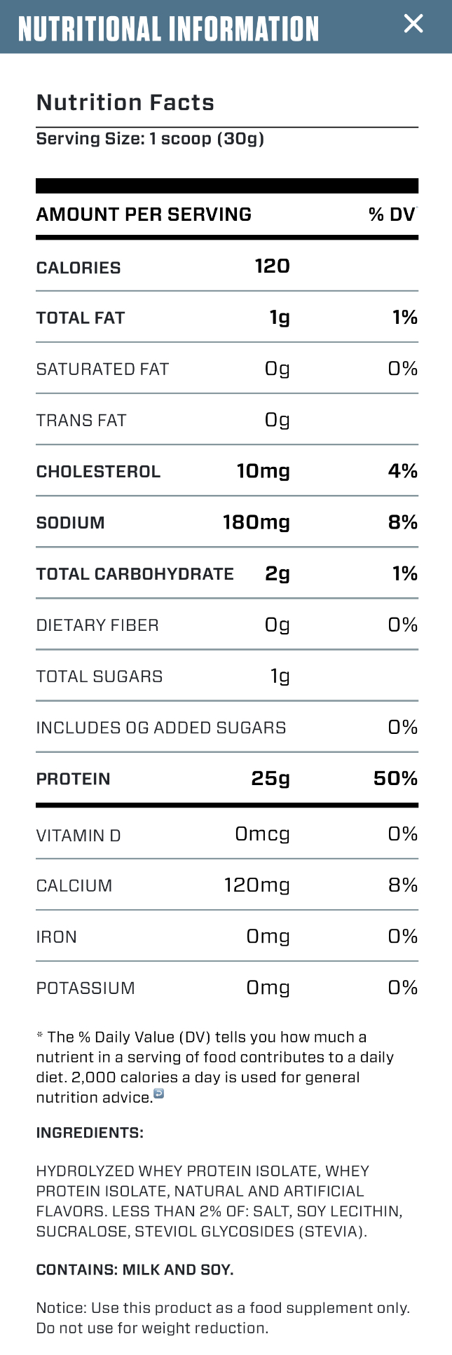 Dymatize Iso 100, 1.3 Lbs