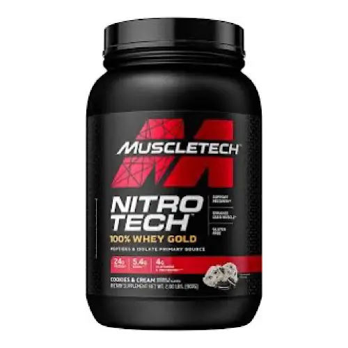 MUSCLETECH NITRO-TECH 100% WHEY GOLD 2 LBS