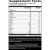Tabla de valores nutricionales de Insane Labz Mother Protein 1.8 lbs