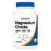 Frasco de Nutricost Magnesium Citrate de 120 cápsulas