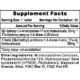 Tabla de información nutricional del suplemento Equipoise