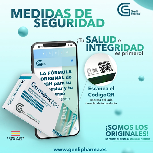 Medidas de seguridad para Gentropin 80 IU