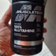 Producto real Muscletech Platinum Glutamine