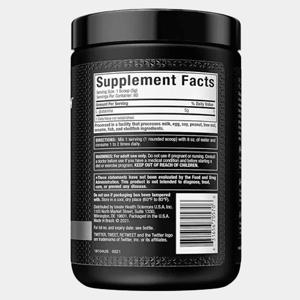 Muscletech Platinum 100% Glutamine 300 grs