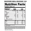 Tabla nutricional de Dragon Pharma MassPhorm.