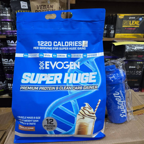 Evogen Super Huge Mass 12 lbs sabor chocolate