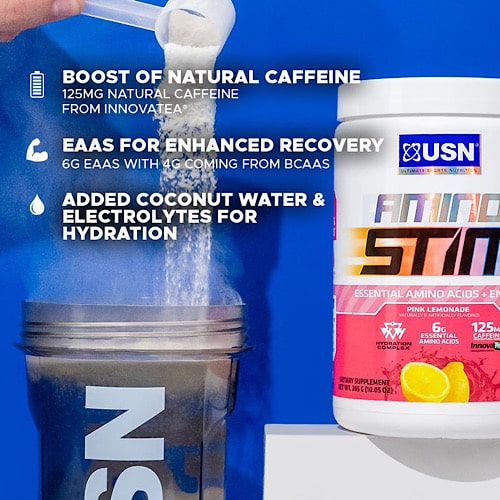 Scoop de Amino Stim en preparación