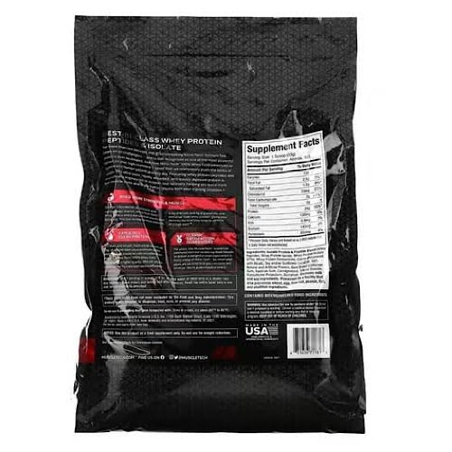 Información nutricional de Muscletech Nitro Tech Gold.