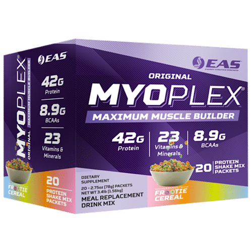 EAS Myoplex Original sabor cereal, 42g de proteína.