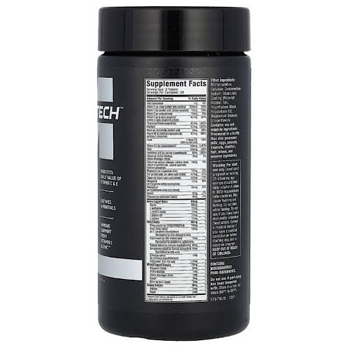 Muscletech Platinum Multivitamin con aminoácidos y antioxidantes.