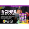 Publicidad del pre-entrenamiento Finaflex Incinr8 Hardcore.