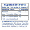 Información nutricional de Hi-Tech Pharma Melatonin 60 Tabs.