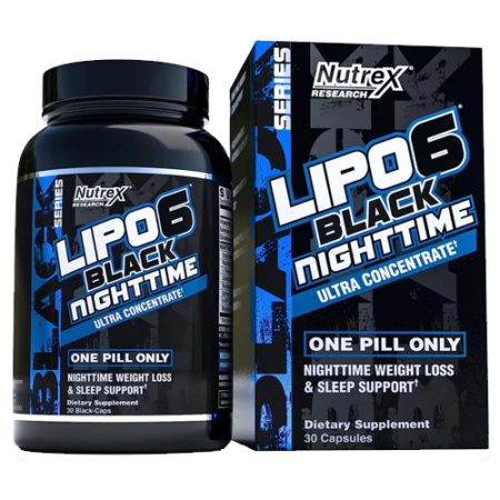 Nutrex Lipo-6 Black Nighttime Ultra Concentrate 30 Cápsulas