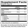 Información nutricional de Redcon1 Breach BCAA 297 g