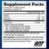 Información nutricional GAT Sport Omega 3