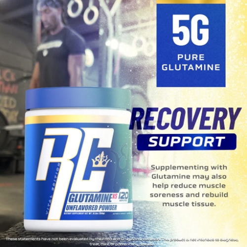 Recuperación muscular con Ronnie Coleman Glutamine XS