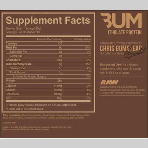 RAW CBUM Itholate 5 lbs