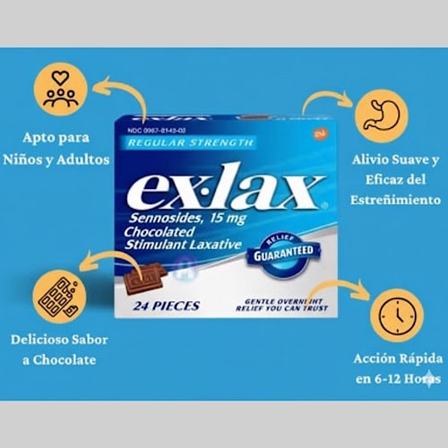 Ex-Lax Chocolate Laxante – 24 Tabletas
