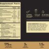 Optimum Gold Standard Pre-Workout 30 servicios informacion nutricional