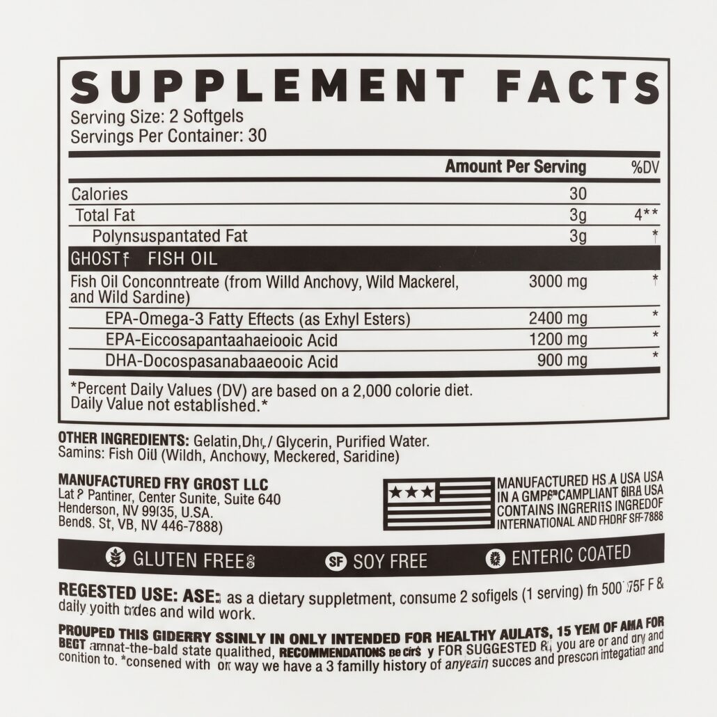 Ghost Fish Oil 60 Softgels