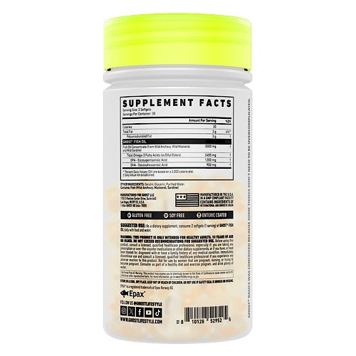 Ghost Fish Oil 60 Softgels