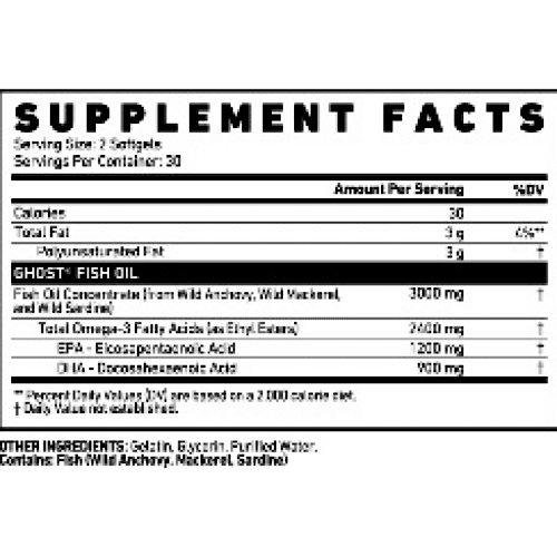 Ghost Fish Oil 60 Softgels
