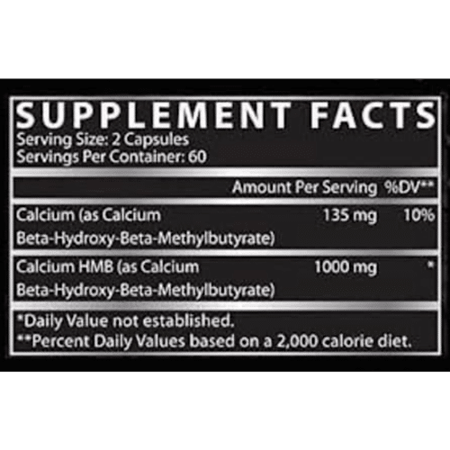 informacion nutricional nutrex hmb