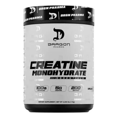 Dragon Pharma Creatine Monohydrate 1 Kg – Creatina Pura para Fuerza y Rendimiento