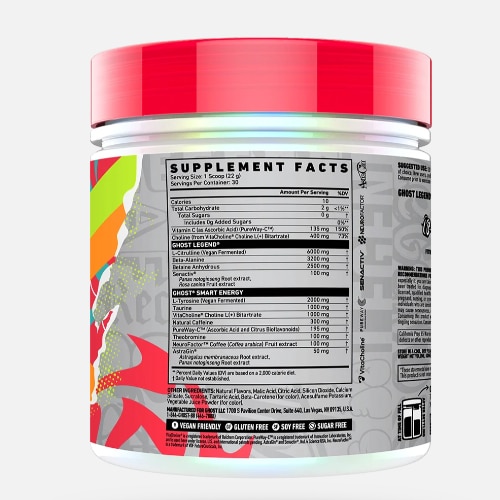 beneficios ghost legend pre workout
