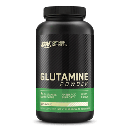 Optimum Glutamine Powder 300 gr Glutamina Pura ON México⁠