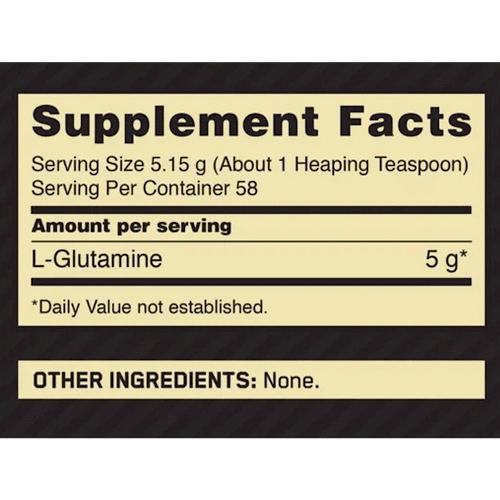 Optimum Glutamine Powder 300 gr Glutamina Pura ON México⁠