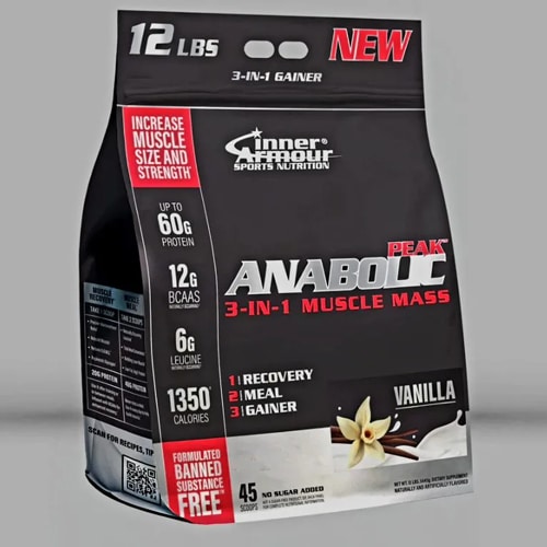 Inner Armour Anabolic Peak 12 Lb El Ganador de Masa de Absorción Trifásica