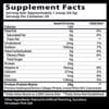 Tabla nutricional y aminograma Insane Labz Pro Lean Protein