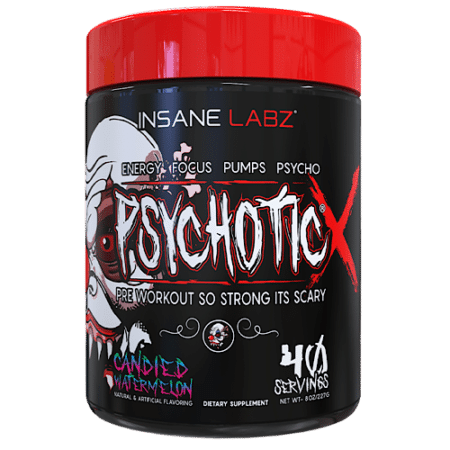 Insane Labz Psychotic X (40 Servicios) | Pre-Entreno de Energía Extrema