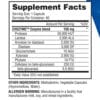 Tabla nutricional e ingredientes de Evogen Evozyme mostrando mezcla de 11 enzimas y BioPerine