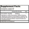 Tabla de información nutrimental e ingredientes de Insane Labz Psychotic Blend